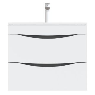 Тумба с раковиной IDDIS Cloud подвесная 60см белый CLO60W0i95K